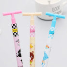 1 PC Cute Creative Press Scooter Ballpoint Pen Office Gift School Supplies Stationery Kawaii