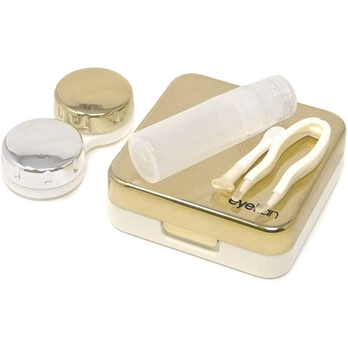 Premium Quality Contact Lens Case High Quality Travel Kit Square Travel Portable Solid Color Lens Cover Container Beauty Pupil Storage Soaking Box Eyewear Accessories