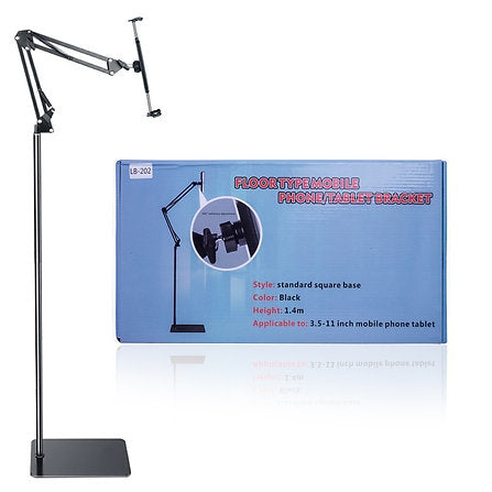 New 2026 Floor Type Mobile Phone Tablet Bracket | Overhead Tripod 360 Rotation