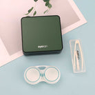 Contact Lens Case High Quality Travel Kit Design Travel Portable Solid Color Lens Cover Container Beauty Pupil Storage Soaking Box Eyewear Accessories
