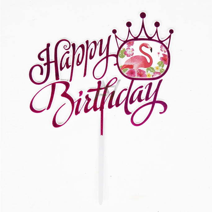 Happy Birthday Cake Topper Decoration