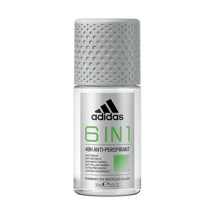 Adidas 6 in 1 Anti-Perspirant Roll-On 48H for Men 50ml (3616303439958)