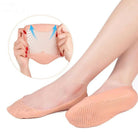 Full Cover Durable Elastic Hole Heel Protect Socks Insole Calluses Soft Silicone Pedicure Feet Care Moisturizing Anti Crack