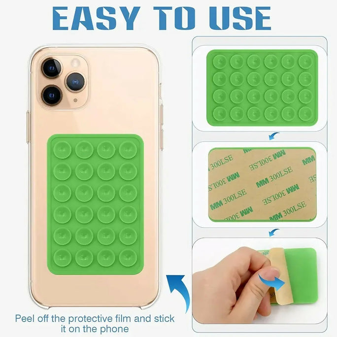 Silicone Suction Pad Phone Holder Self Adhesive Rubber Sucker Holder For VR Mobile Accessories