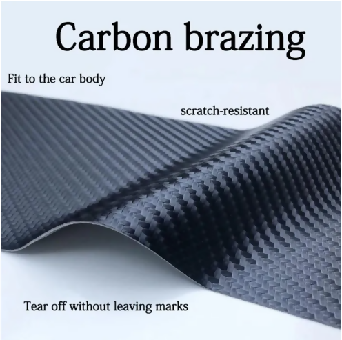 4Pcs Car Door Sill Protector, Scuff Plate Carbon Fiber Threshold Stickers, Protect Door Anti Scratch for Cars (HONDA)