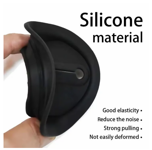Car Door Lock Cover Pack of 4 - Silicone Door Striker Protector, Dust & Rust Proof, Anti-Noise Door Latch Cover - Black No Ratings