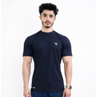 AUH Precision Mock-Neck-Blue