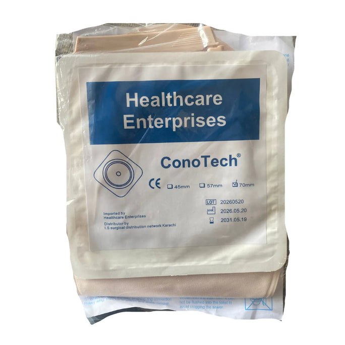 ConoTech Two-Piece Colostomy Bag System (Bag, Flange & Clip Set)
