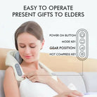 Shoulder and Back Massager all in one Electric Neck & Shoulder Massager with Heat – Deep Tissue Kneading, Pain Relief for Trapezius, Cervical, Abdominal Muscles – Ergonomic Design, Adjustable Intensity, Portable Stress Relief Device By Usman's Hub