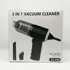 3 In 1 Portable Car Vacuum Cleaner