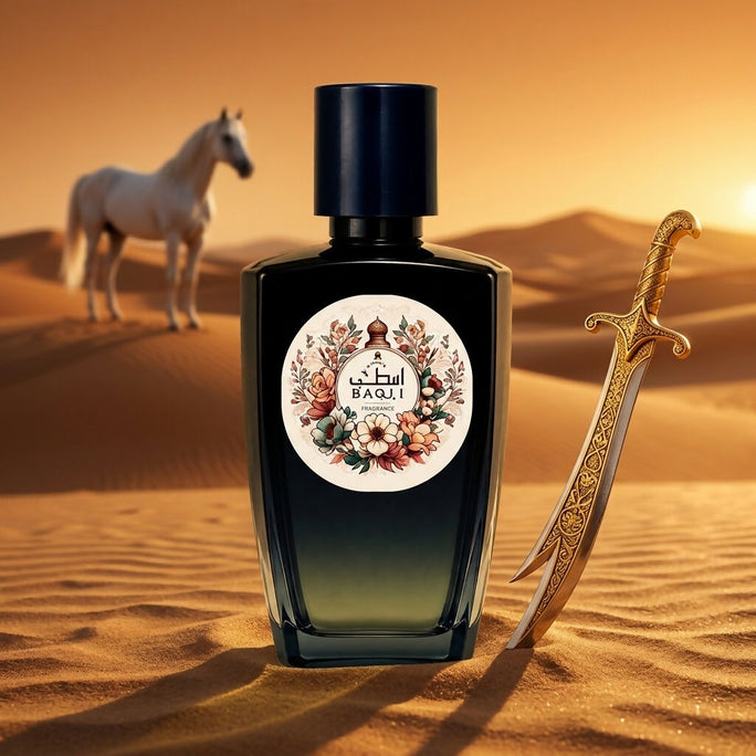 BAQII Zulfikar Perfume for Men - Powerful Amber & Fresh Spicy Fragrance - Rich Tobacco Vanilla Scent - Long Lasting EDP - 100ml