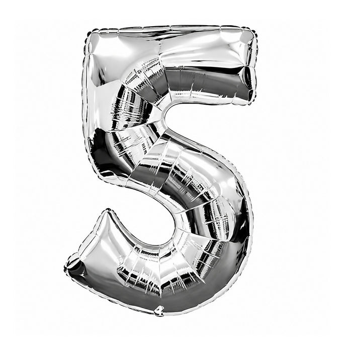 Number 5 Foil Balloon 40" Inches