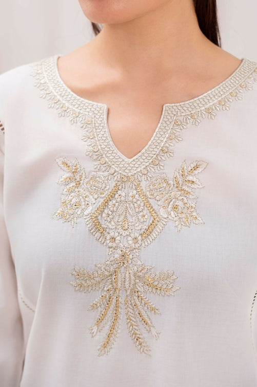 Lawn Cotton Embroidered Stitched 3-Piece Suit-Star Bust