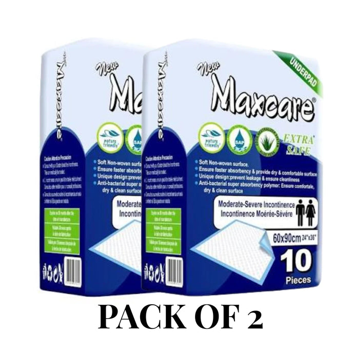 MaxCare Dignity Disposable Underpads (60 x 90 cm) – 20 Pieces Pack