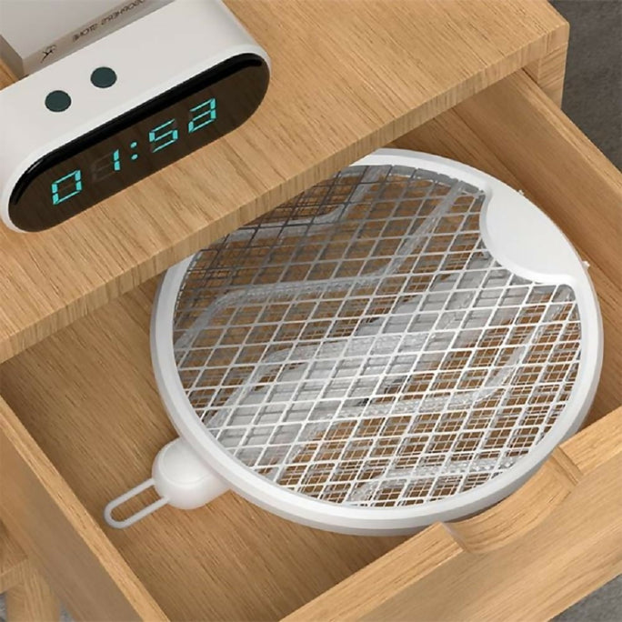 Foldable Mosquito Killer Racket Trap Rechargeable Bug Zapper Racket