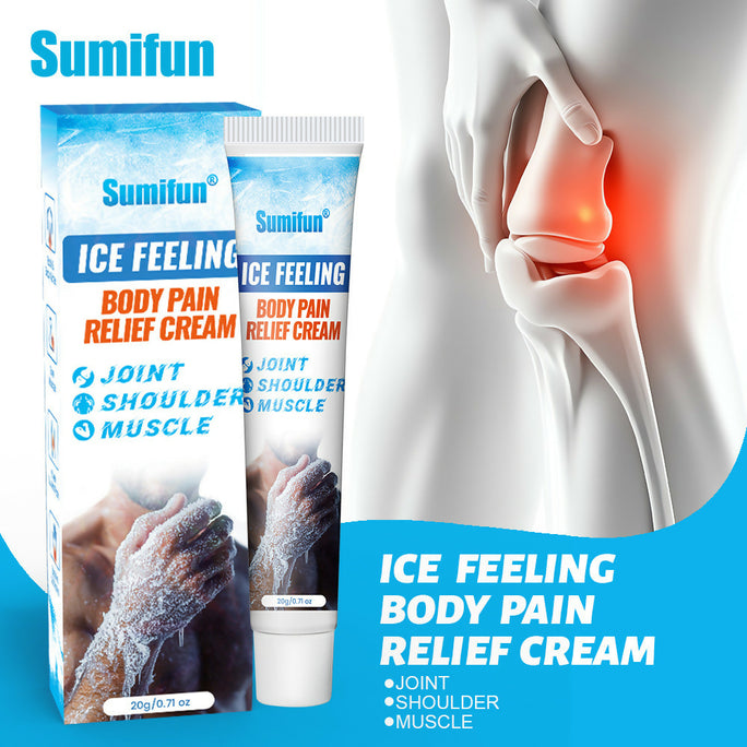 Sumifun Ice Feeling Body Pain Relief Cream 20g | Cooling Massage Cream for Joints, Neck, Back, Shoulders & Muscles | Fast Absorbing Formula