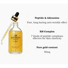24K Goldzan Facial Serum Ampoule Pure Gold 99.9% Maison De Nature 100 Ml Made In Korea.