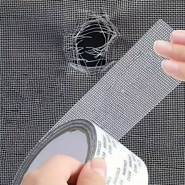 Mesh Roll Tape Window Screen Repair Patch Keep Mosquitoes Out With Our Anti insect Self-adhesive Mesh Patch Tape 2 Meter
