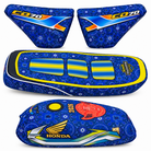 Motor bike 70cc Custom Kit, Seat Cover, Tank Cover and Side Cover 4 pcs Kit