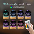 16 Colors Crystal Ball 🔮 Lamp Color Changing With Remote