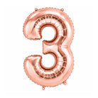Number 3 Foil Balloon 40" Inches