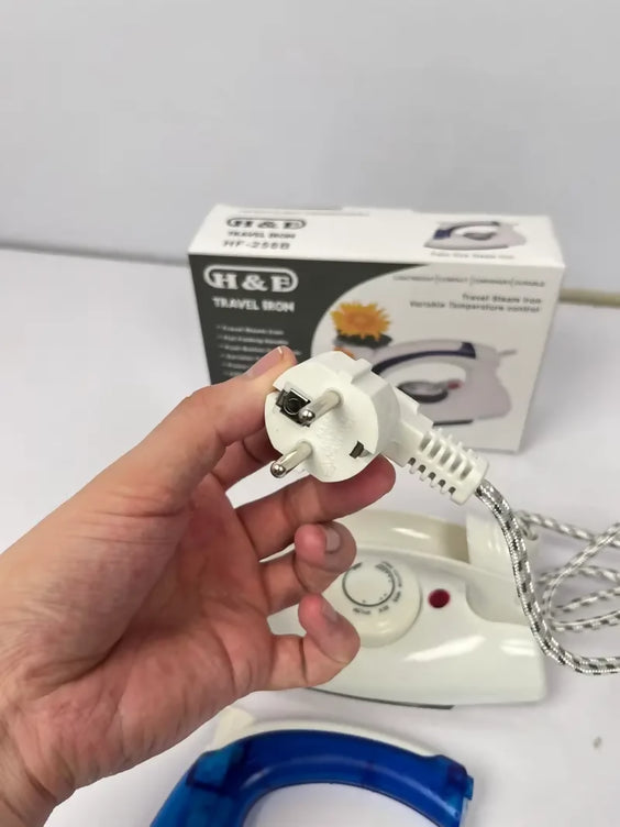 H&F Travel Iron Compact Steam Iron with Foldable Handle | 700 W