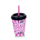 Prince Ware Cool Glass - Kids Tumbler Glass with Straw (Pack of 2)