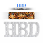 LED HBD Letter For Decoration