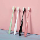 Bristle Micro Nano Toothbrush for Sensitive Teeth and Gums Care Extra Soft Silko Toothbrush for Adults and People with Braces