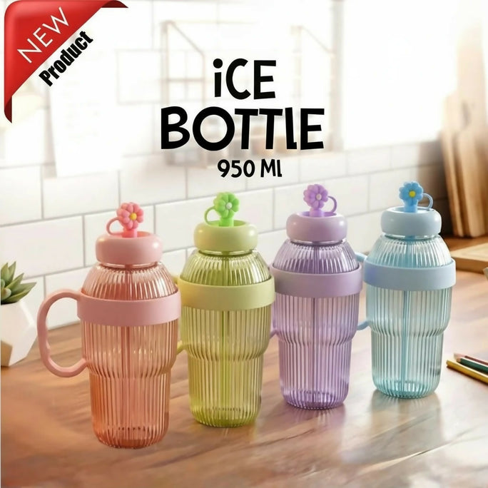Random Colour High Quality Plastic Made 950 ML Sip & Drink Tumbler Sipper Beautiful Water Bottle Trending Tumbler