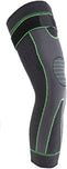 Strapped Knee Pads, Knitted Extended Knee Braces and Leg Pads, Knee Sleeve for Basketball Cycling Running, Sports Knee Supports