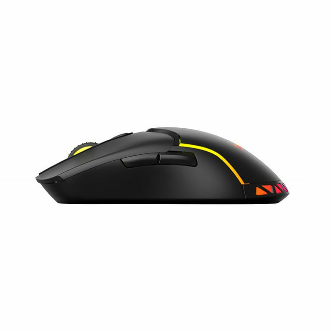 Xtrike Me GW-610 Gaming Mouse Wireless and Wired 8000 DPI RGB 7 Button Optical Mouse Rechargeable USB C Gaming Mouse Black for PC Laptop