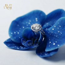 Oval-Cut Center Stone Engagement Ring
