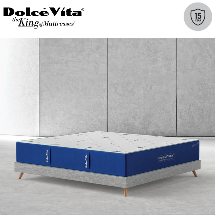 Dolce Vita Fresco 02 Pocket Spring Mattress | Urban Series | 15 Years Brand Warranty