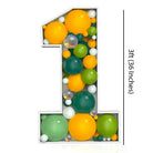 Number 1 Mosaic Balloon Decoration Frame