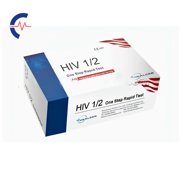 Healgen HIV 1/2 One Step Rapid Test Kit – 25 Tests Pack