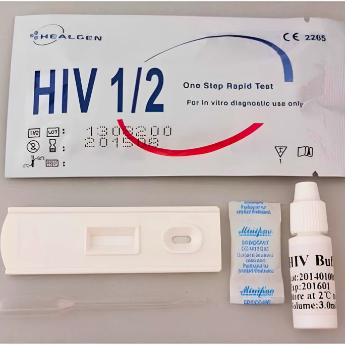 Healgen HIV 1/2 One Step Rapid Test Kit – 25 Tests Pack