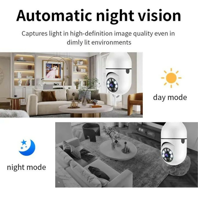CCTV 1080P Full HD CCTV Camera CCTV Camera Wifi Smart Camera Wifi Camera Home Security Camera Smart Camera Wifi CCTV Wifi Camera Blub Socket Security Camera For Home