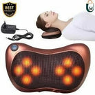 Pillow Massager With Deep Kneading Heated Massage Nodes Electric Cervical Body Massager