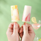 8 Cavity Round Popsicle Candy Mold Set with Sticks