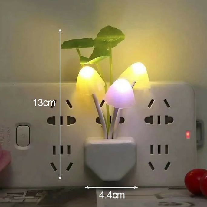 Mushroom Wall Light-control Sensor Night Light Induction Dream Fung
