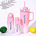 Tumbler 3pcs bottle set with straw