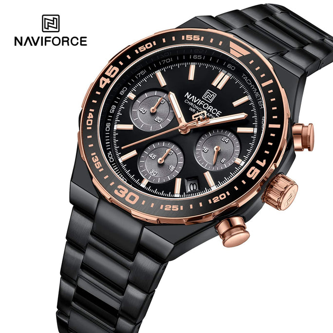 Naviforce NF 8049 Chrono Pioneer Men Watch With Official Warranty