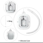 Air31 earbuds With SILICON POUCH wireless crystal Transparent and Bluetooth Air 31Type C