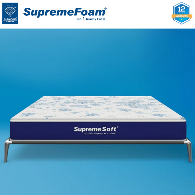 Diamond Supreme Soft Foam Mattress | 12 Years Brand Warranty