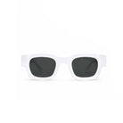 Rave ClassicRave White Square Sunglasses , UV400 Fashion Shades