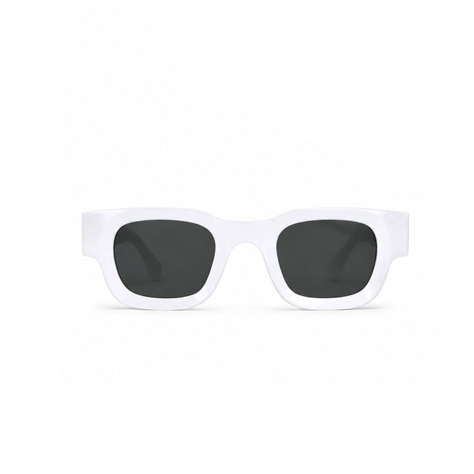 Rave ClassicRave White Square Sunglasses , UV400 Fashion Shades