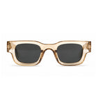Classic Transparent Brown Square Sunglasses , UV400 Retro Shades