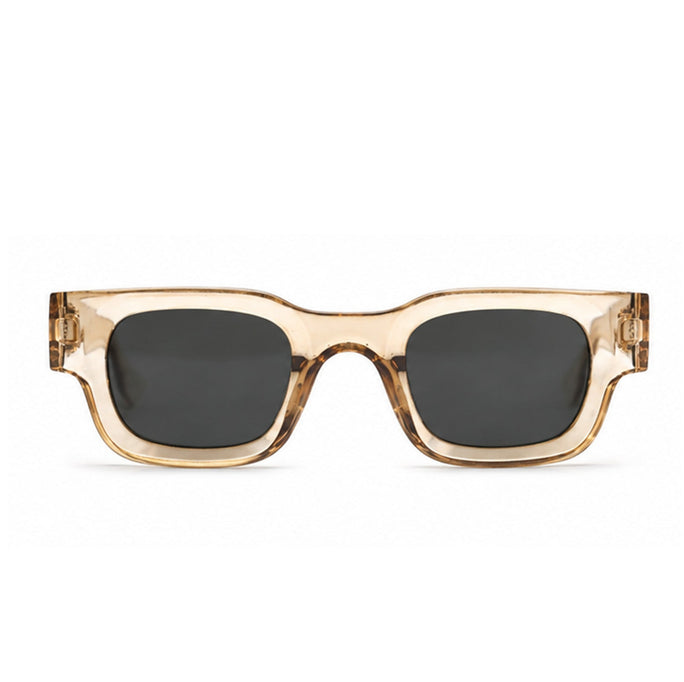 Classic Transparent Brown Square Sunglasses , UV400 Retro Shades