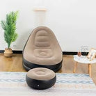 inflatable sofa with foot rest